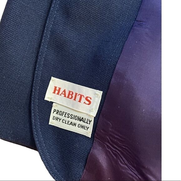 Vintage Blue Single Breast Blazer - Picture 6 of 9